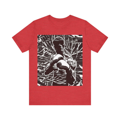 boostlete-boost-mode-scene-boxer-glitch-paper-0084 — Unisex Jersey Short Sleeve (B+C 3001)