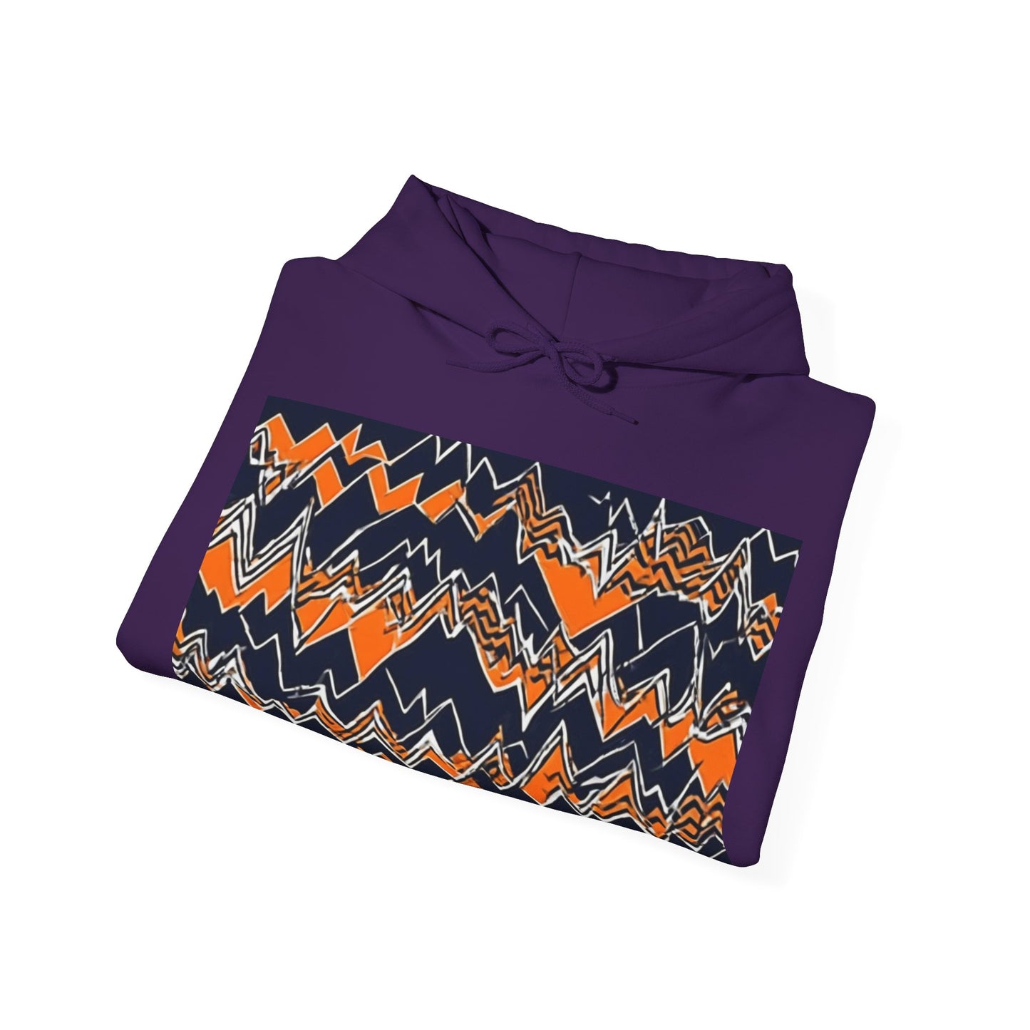 boostlete-headspace-pattern-ekg-industrial-0559 — Unisex Heavy Blend Hoodie (G18500)