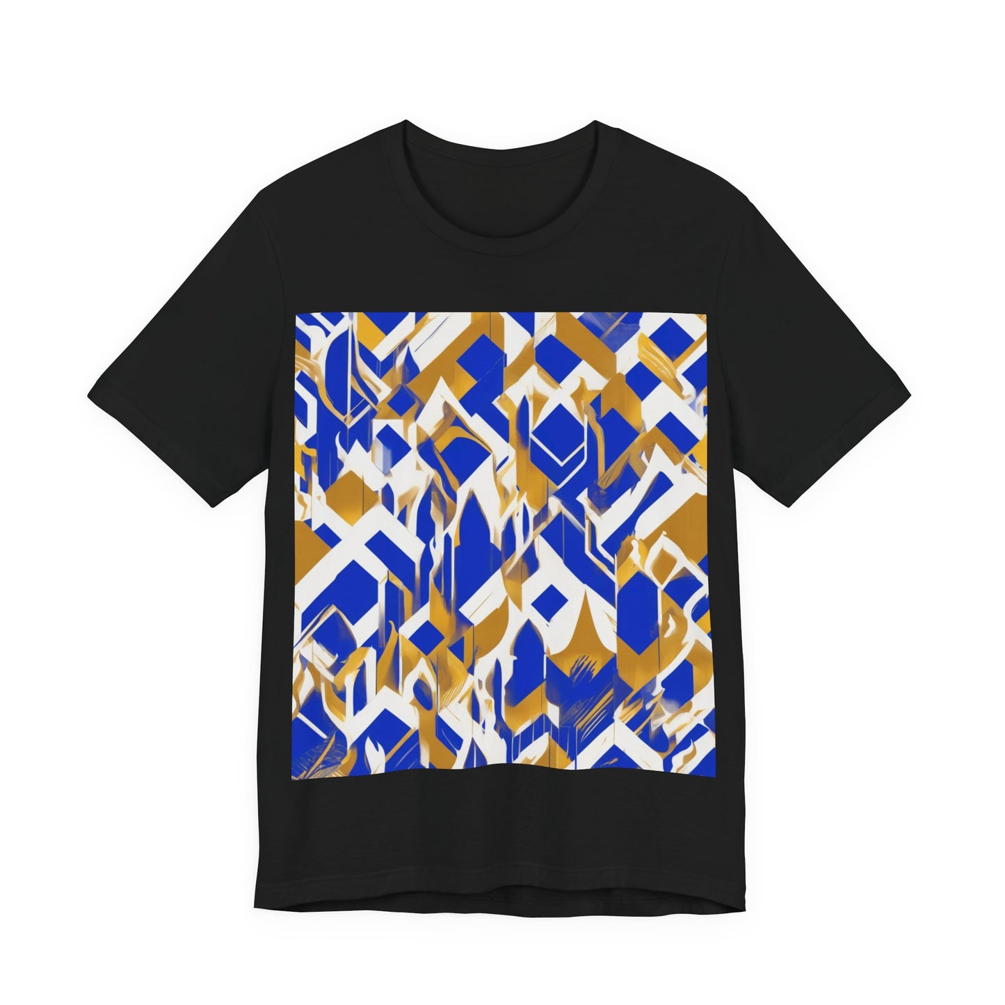 boostlete-field-day-icon-flame-glitch-geometric-0090 — Unisex Jersey Short Sleeve (B+C 3001)