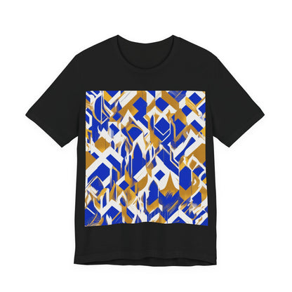 boostlete-field-day-icon-flame-glitch-geometric-0090 — Unisex Jersey Short Sleeve (B+C 3001)