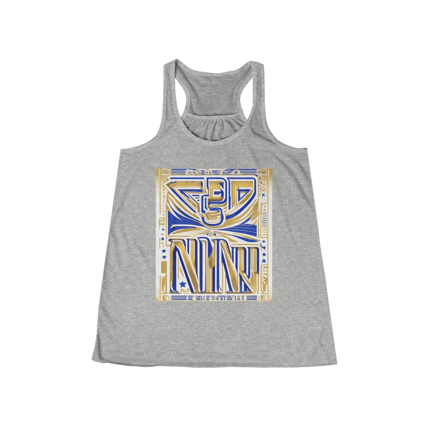 boostlete-boost-mode-type-earned-not-given-outline-over-solid-line-art-0005 — Women's Flowy Racerback Tank (B+C 8800)