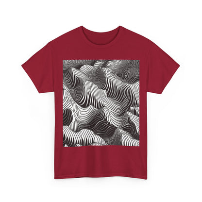 boostlete-field-day-pattern-topographic-isometric-0211 — Unisex Heavy Cotton Tee (Gildan 5000)