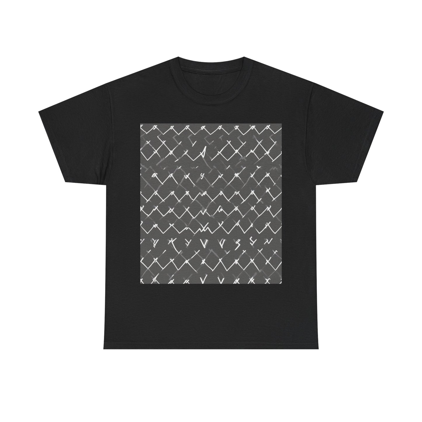 boostlete-am-crew-pattern-ekg-bold-0047 — Unisex Heavy Cotton Tee (Gildan 5000)