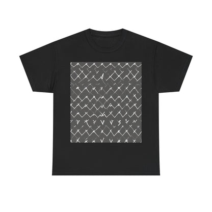 boostlete-am-crew-pattern-ekg-bold-0047 — Unisex Heavy Cotton Tee (Gildan 5000)