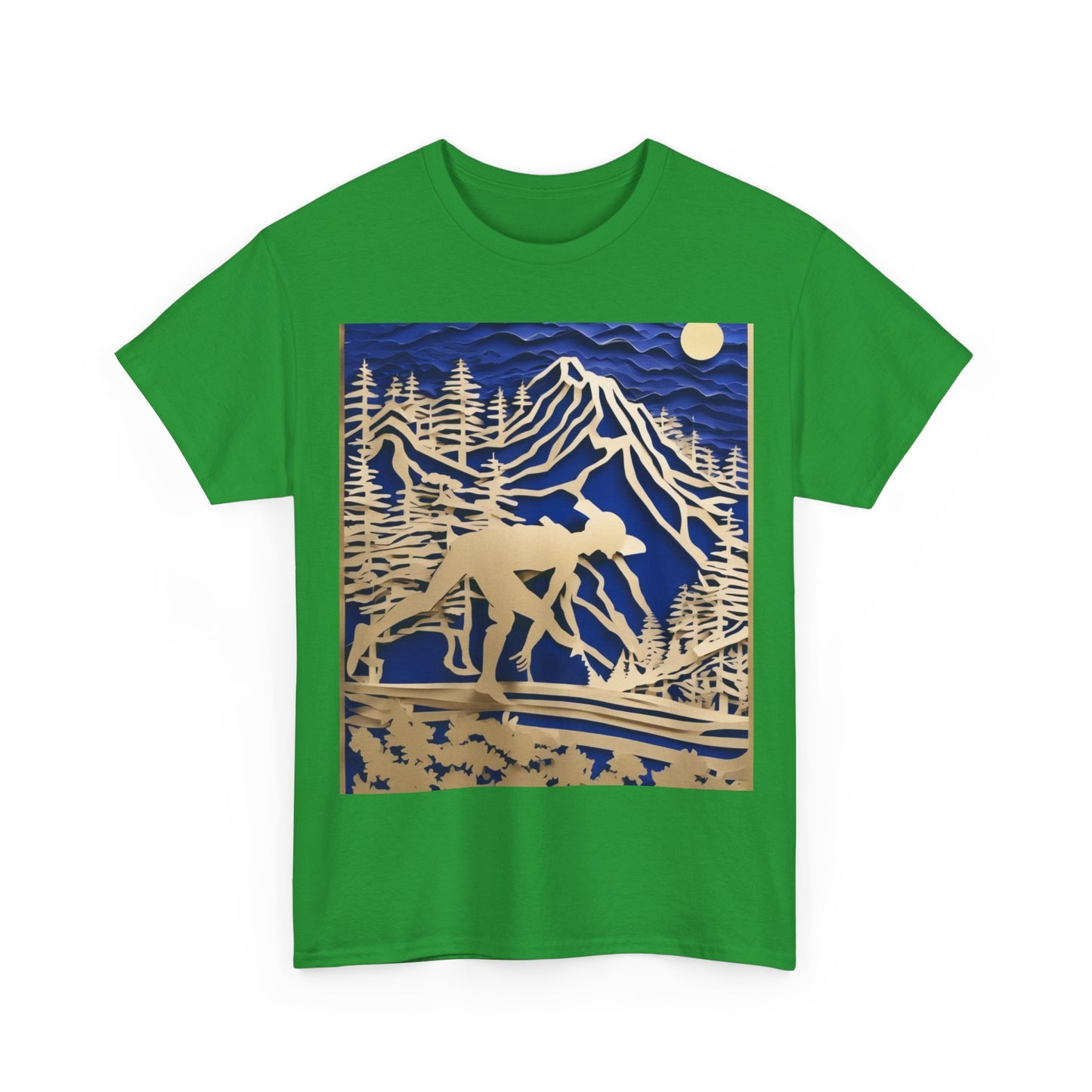 boostlete-recovery-progress-scene-trail-3d-paper-0176 — Unisex Heavy Cotton Tee (Gildan 5000)