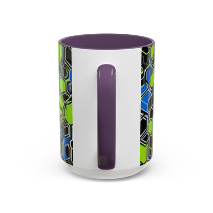 boostlete-recovery-progress-pattern-hex-blueprint-0007 — Accent Mug 11oz/15oz