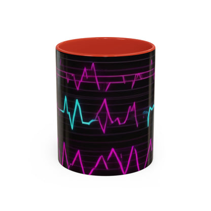 boostlete-boost-mode-pattern-ekg-modern-0111 — Accent Mug 11oz/15oz