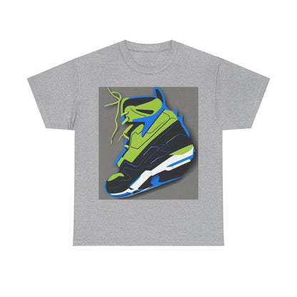 boostlete-quiet-power-icon-sneaker-duotone-paper-0066 — Unisex Heavy Cotton Tee (Gildan 5000)