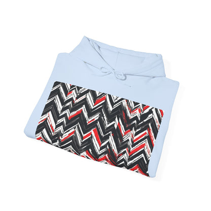 boostlete-am-crew-pattern-chevron-geometric-0659 — Unisex Heavy Blend Hoodie (G18500)