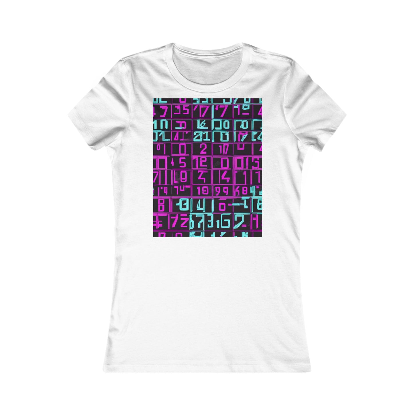 boostlete-iron-intent-pattern-plate-number-retro-0227 — Women's Favorite Tee (B+C 6004)