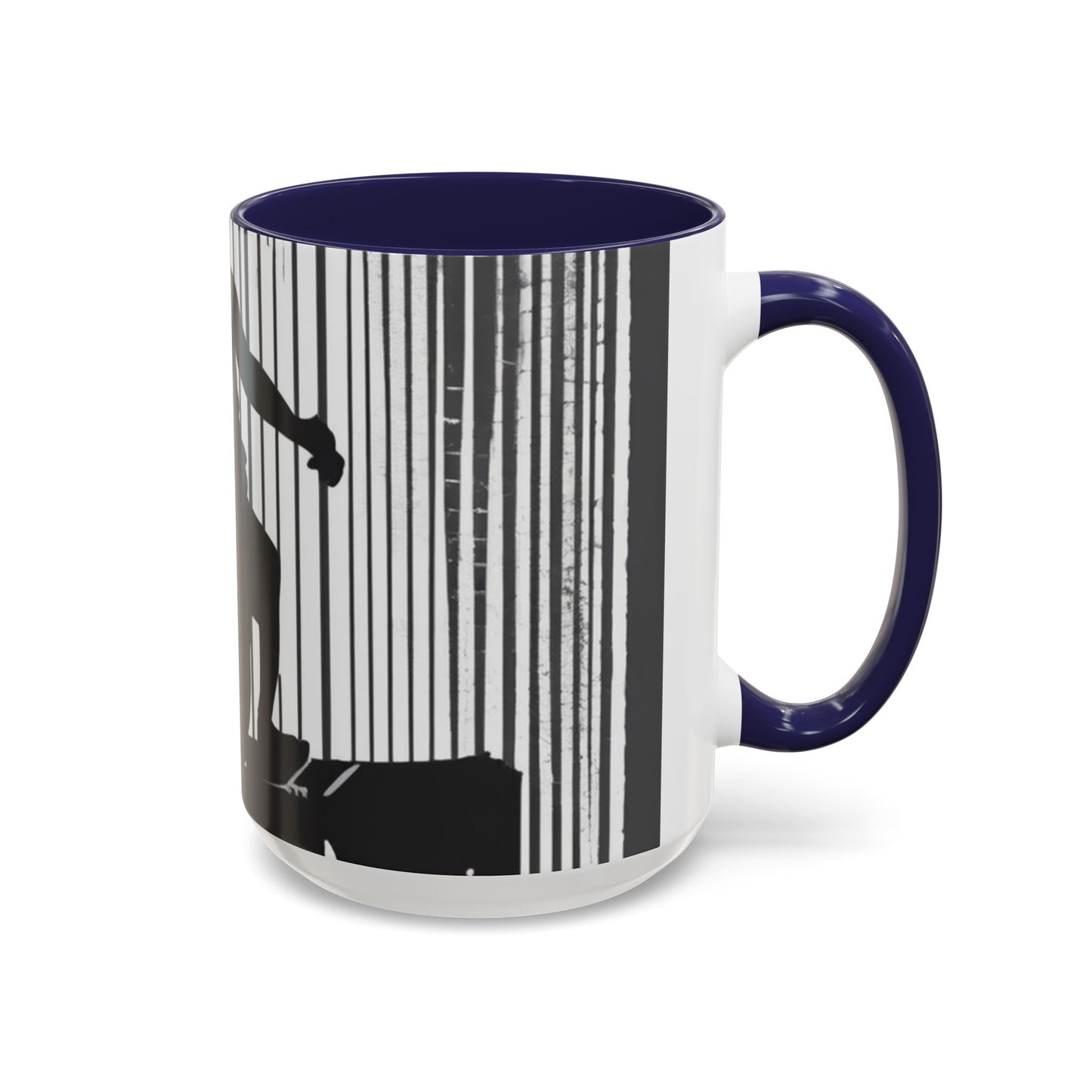 boostlete-am-crew-scene-hurdler-halftone-badge-0956 — Accent Mug 11/15oz