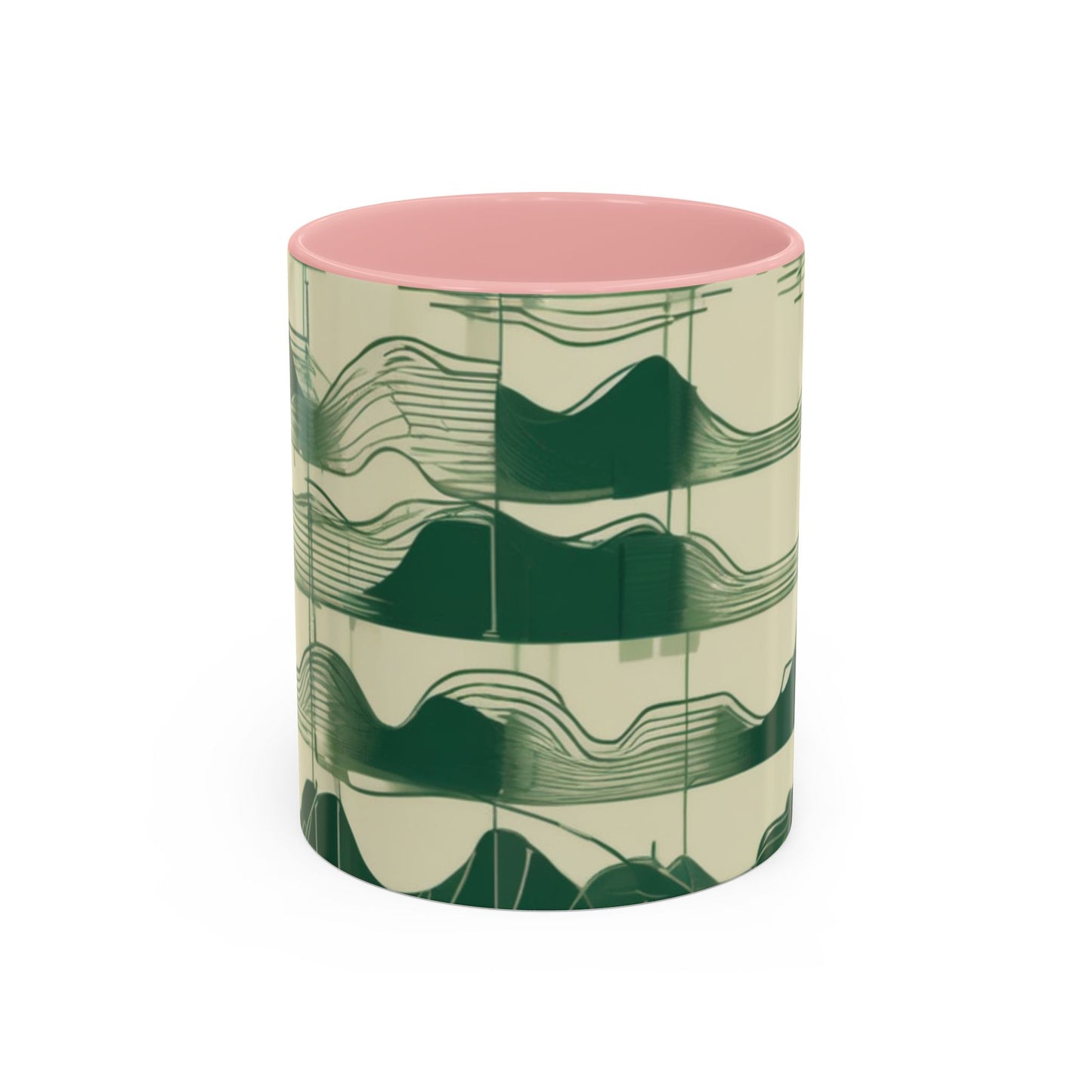 boostlete-mile-by-mile-pattern-audio-blueprint-0971 — Accent Mug 11/15oz