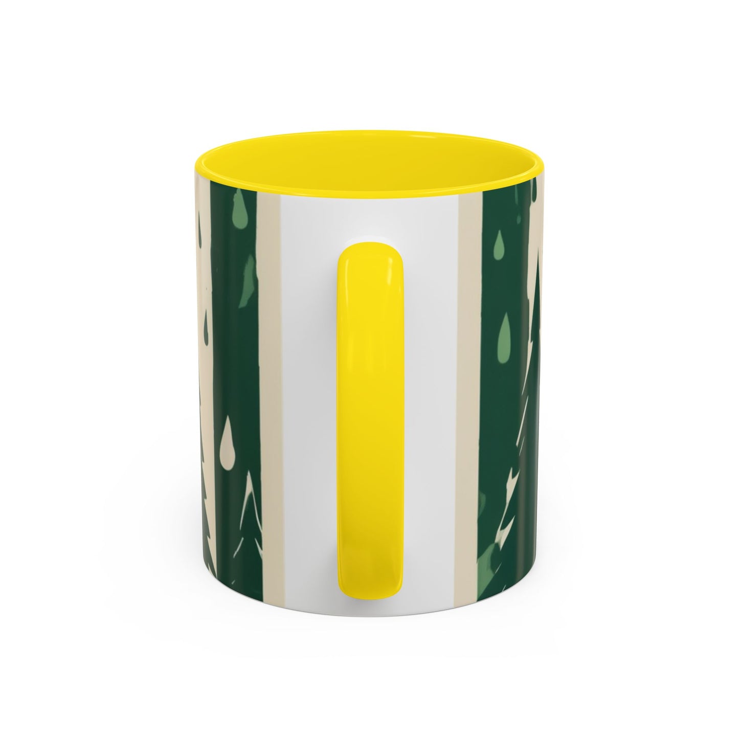 boostlete-quiet-power-icon-water-glitch-retro-0186 — Accent Mug 11/15oz