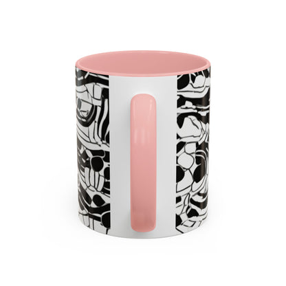 boostlete-rise-grind-pattern-dotted-line-art-0483 — Accent Mug 11/15oz