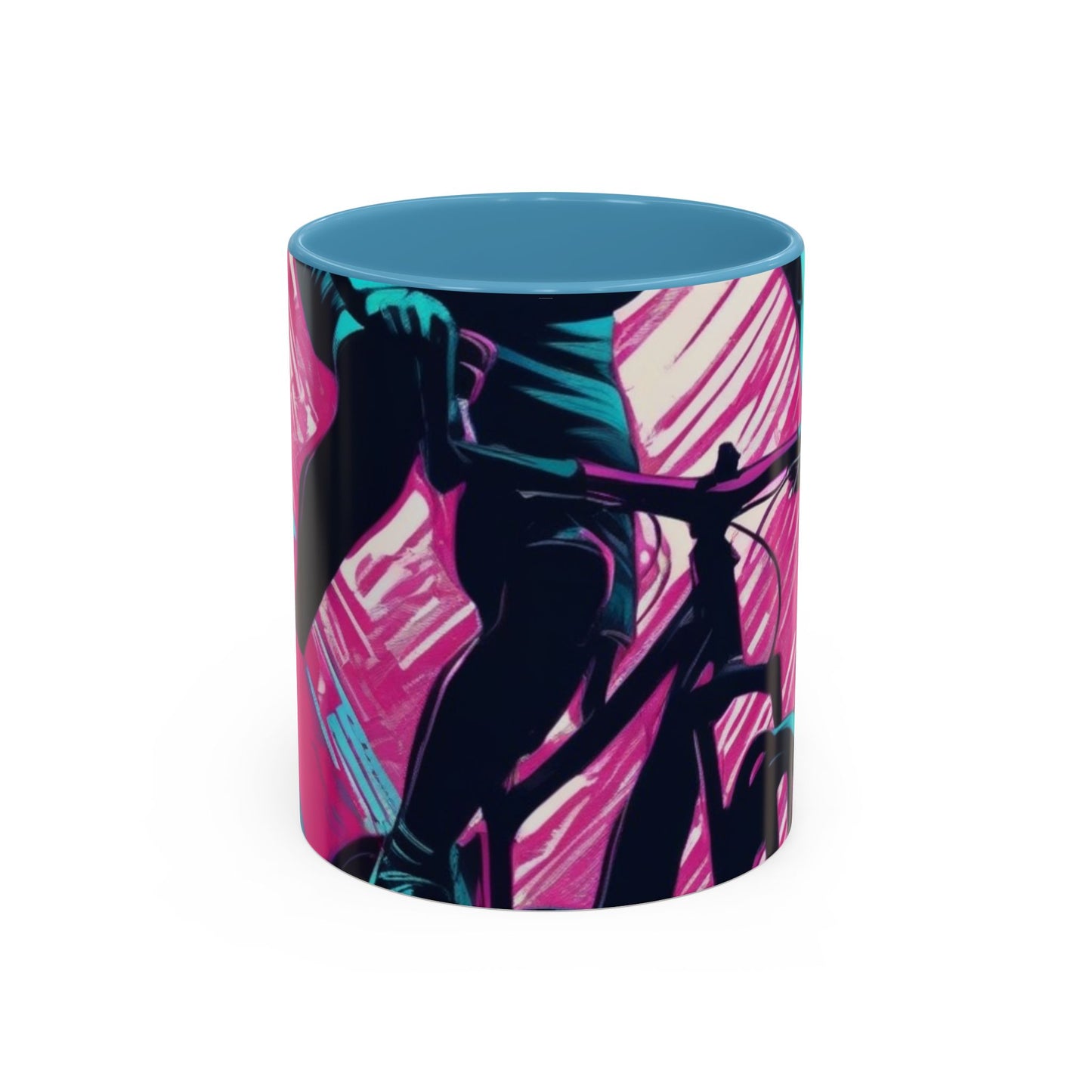 boostlete-field-day-scene-cyclist-glitch-engraved-0256 — Accent Mug 11oz/15oz