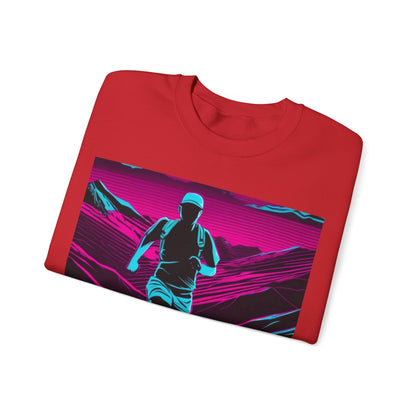 boostlete-am-crew-scene-trail-high-modern-0980 — Unisex Heavy Blend Crewneck (G18000)