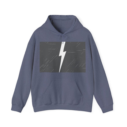 boostlete-am-crew-icon-lightning-glitch-vector-0590 — Unisex Heavy Blend Hoodie (G18500)