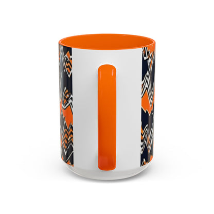 boostlete-headspace-pattern-ekg-industrial-0559 — Accent Mug 11/15oz