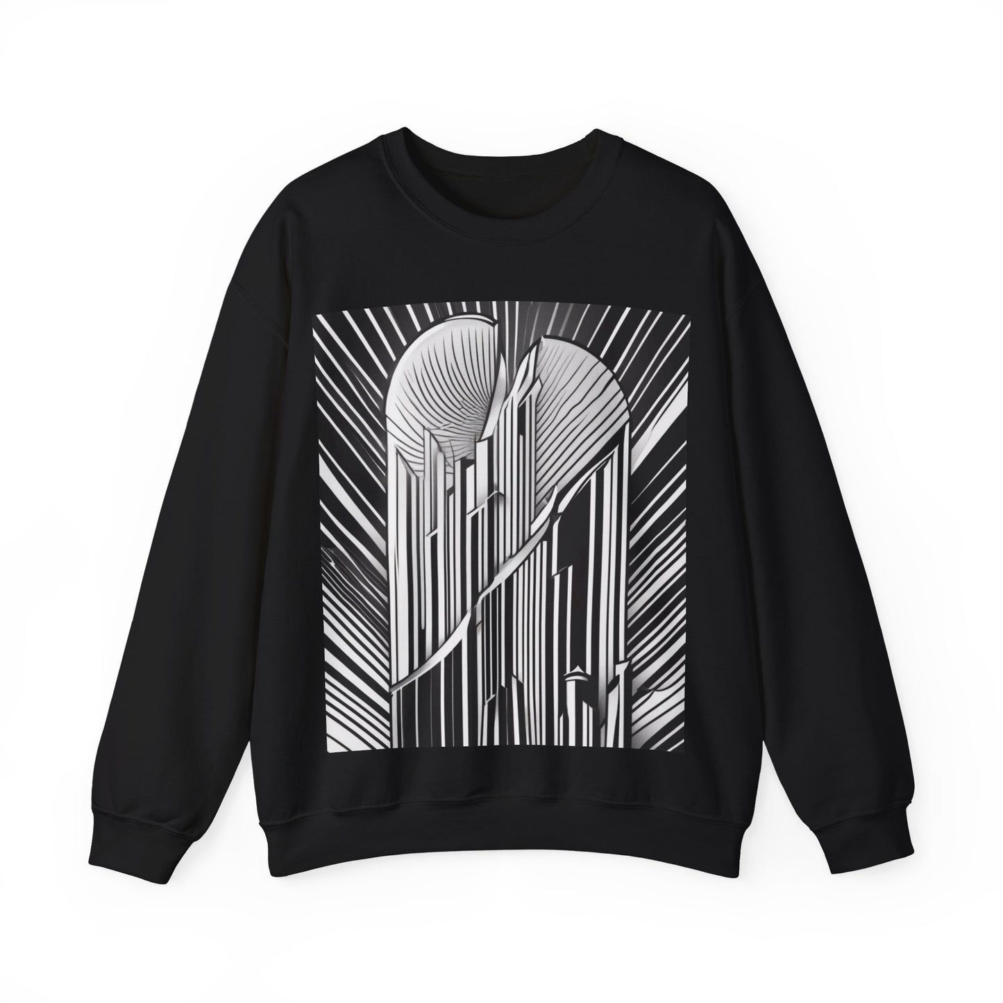 boostlete-boost-mode-icon-sunrise-soft-athletic-0046 — Unisex Heavy Blend Crewneck Sweatshirt (Gildan)