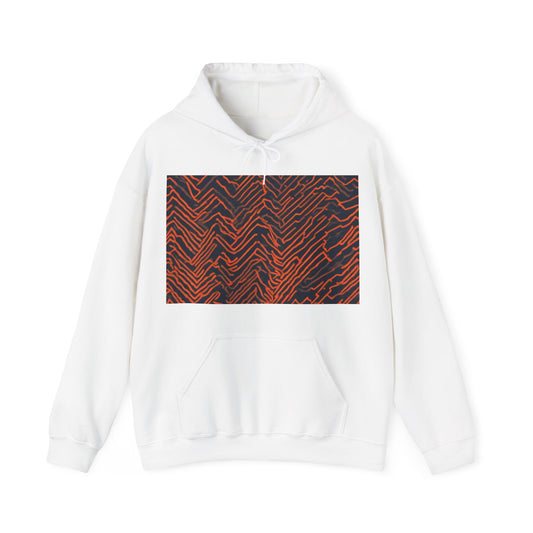 boostlete-field-day-pattern-ekg-modern-0087 — Unisex Heavy Blend Hooded Sweatshirt (Gildan)