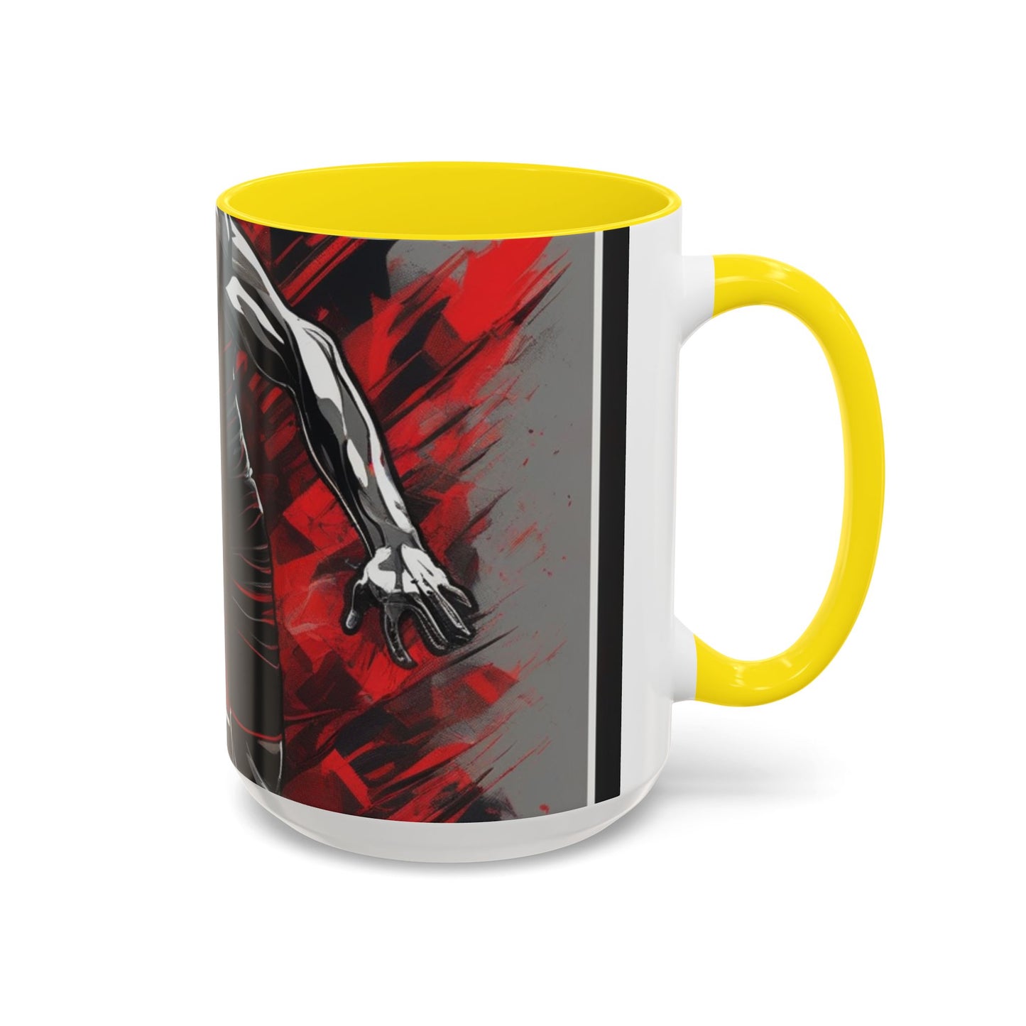 boostlete-field-day-scene-sprinter-glitch-badge-0284 — Accent Mug 11oz/15oz