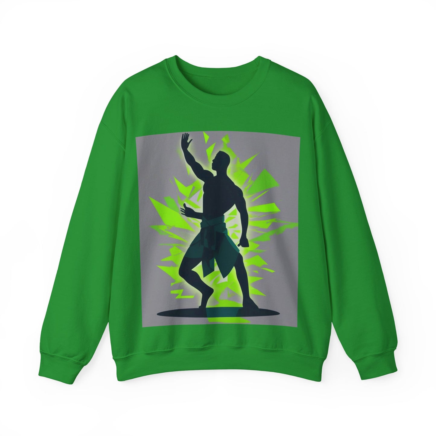 boostlete-mile-by-mile-scene-yogi-offset-isometric-0972 — Unisex Heavy Blend Crewneck (G18000)
