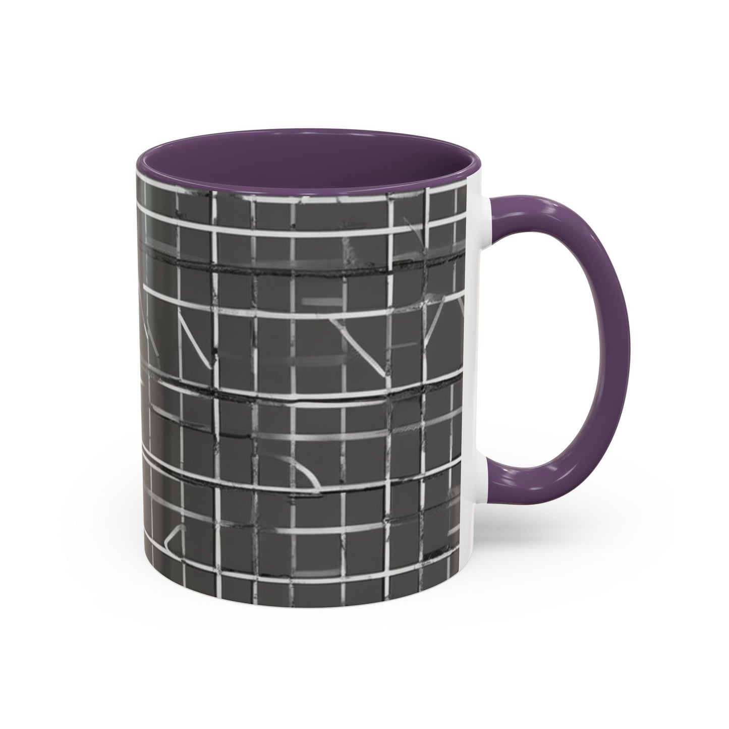 boostlete-rise-grind-pattern-plate-number-monoline-0291 — Accent Mug 11/15oz