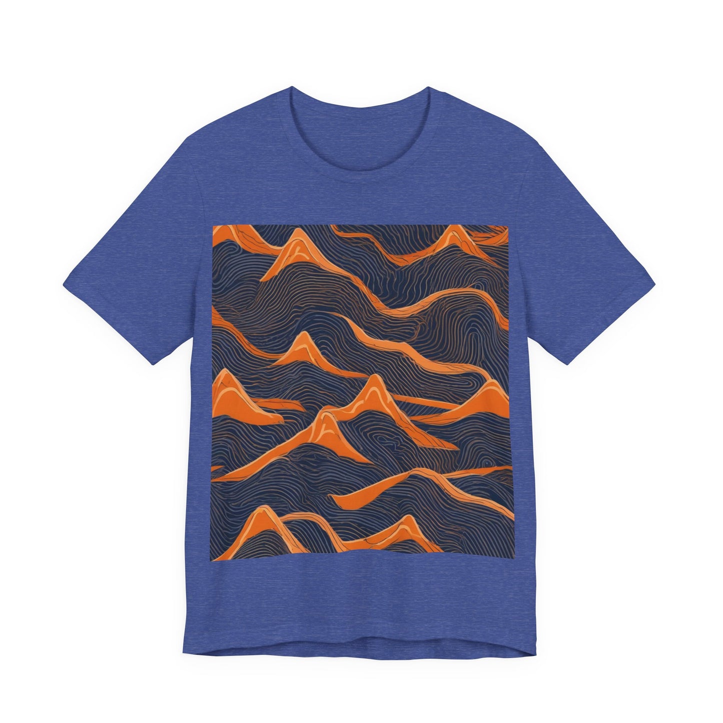 boostlete-boost-mode-pattern-topographic-engraved-0035 — Unisex Jersey Short Sleeve (B+C 3001)
