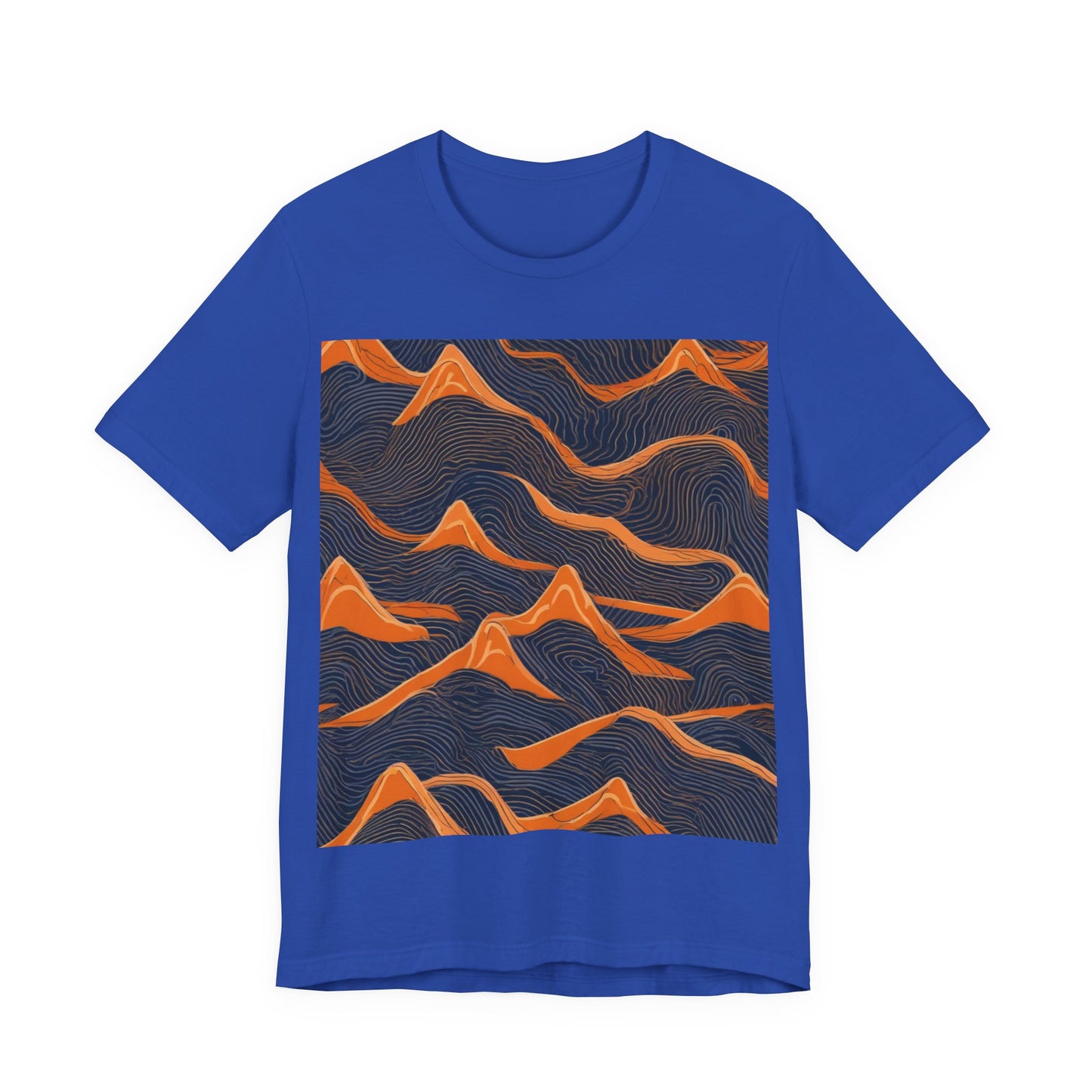 boostlete-boost-mode-pattern-topographic-engraved-0035 — Unisex Jersey Short Sleeve (B+C 3001)
