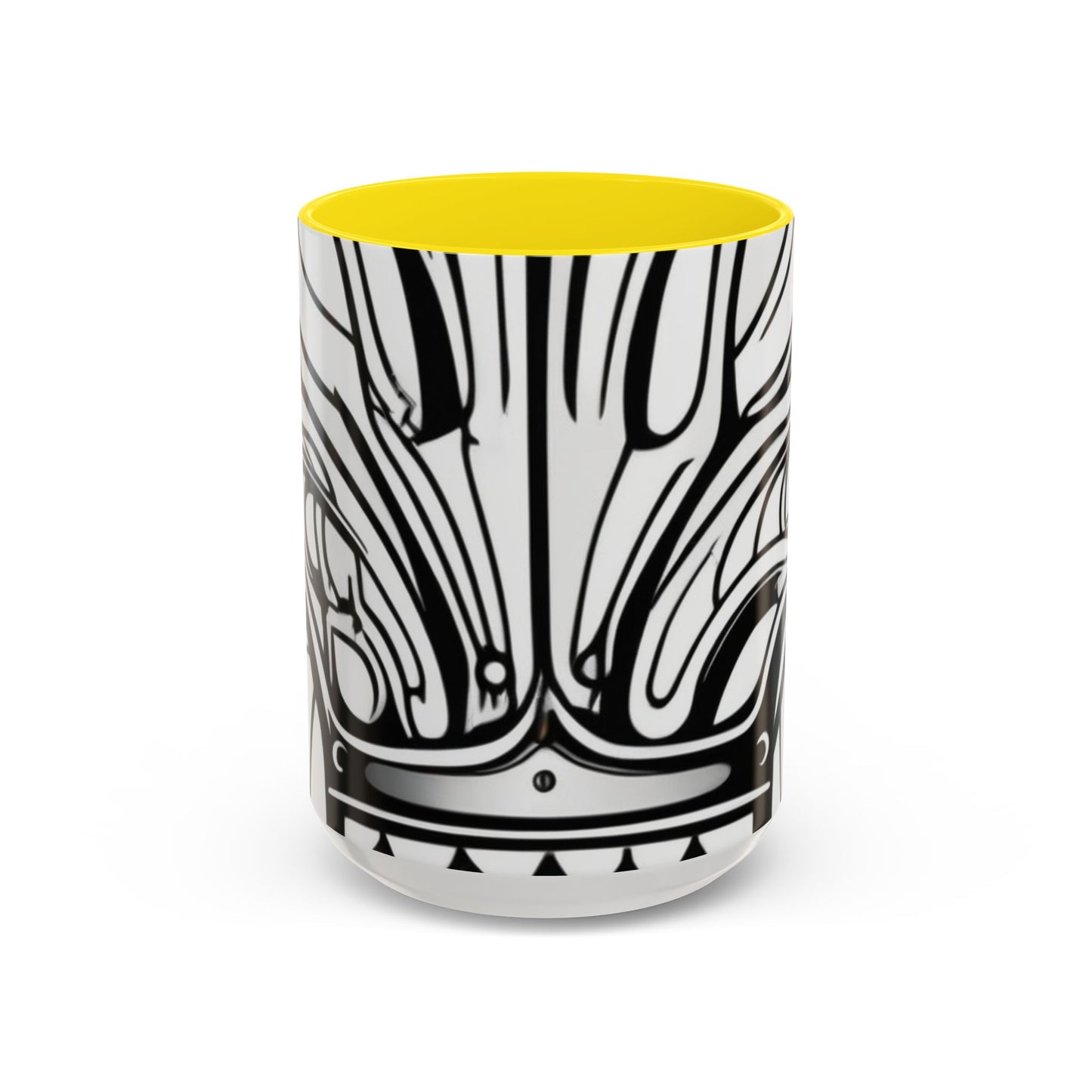 boostlete-boost-mode-icon-crown-offset-line-art-0190 — Accent Mug 11oz/15oz