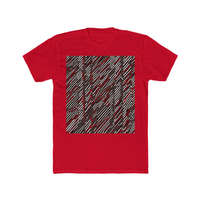 boostlete-field-day-pattern-diagonal-paper-0287 — Unisex Cotton Crew Tee (NL 3600)