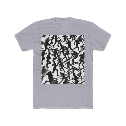 boostlete-field-day-scene-marathoner-motion-paper-0156 — Unisex Cotton Crew Tee (NL 3600)