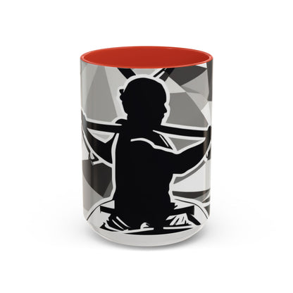 boostlete-am-crew-scene-rower-outline-geometric-0060 — Accent Mug 11oz/15oz