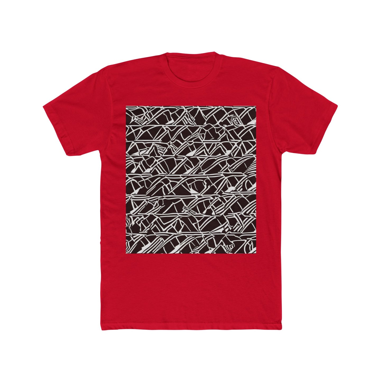 boostlete-boost-mode-pattern-stair-steps-athletic-0311 — Unisex Cotton Crew Tee (NL 3600)