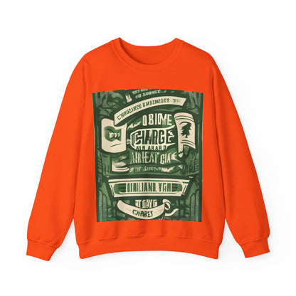 boostlete-am-crew-type-charge-ahead-banner-paper-0965 — Unisex Heavy Blend Crewneck (G18000)