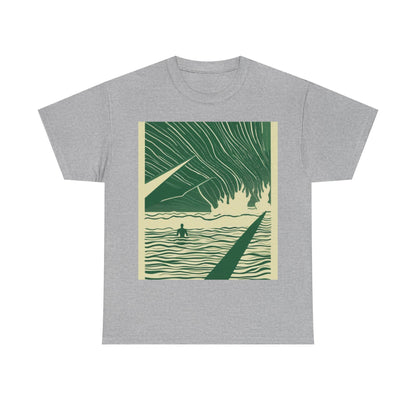 boostlete-mile-by-mile-icon-swimmer-motion-isometric-0078 — Unisex Heavy Cotton Tee (Gildan 5000)
