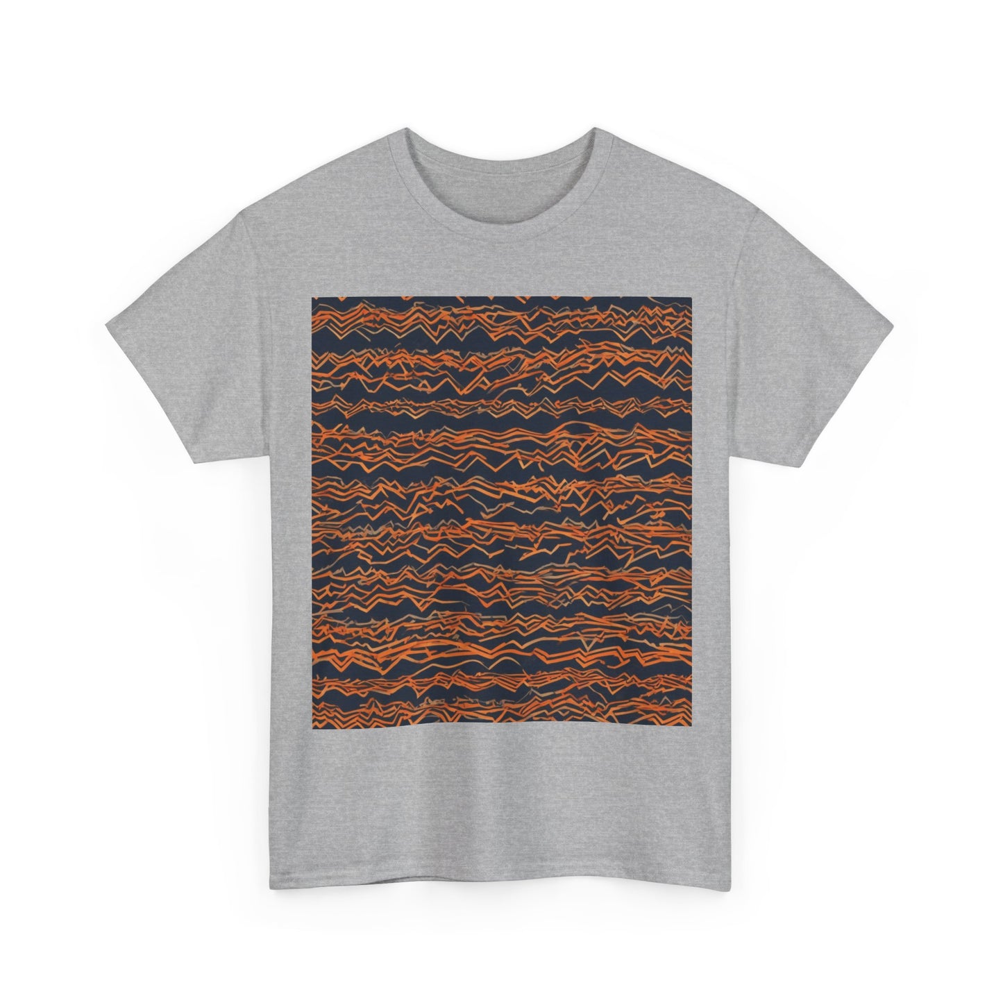 boostlete-field-day-pattern-ekg-bold-0135 — Unisex Heavy Cotton Tee (Gildan 5000)