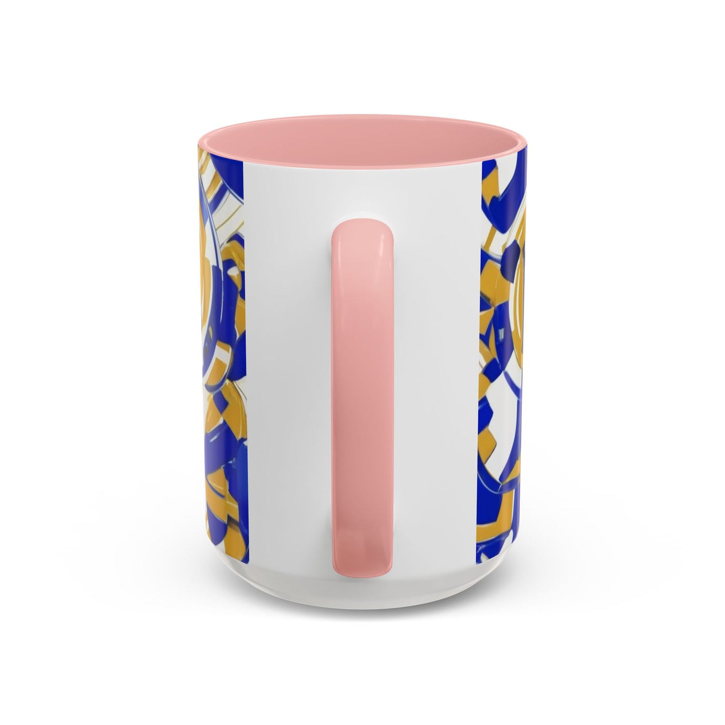 boostlete-field-day-icon-barbell-grainy-line-art-0906 — Accent Mug 11/15oz