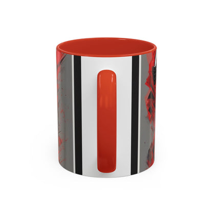 boostlete-field-day-scene-sprinter-glitch-badge-0284 — Accent Mug 11oz/15oz