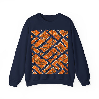 boostlete-boost-mode-pattern-plate-number-monoline-0571 — Unisex Heavy Blend Crewneck (G18000)
