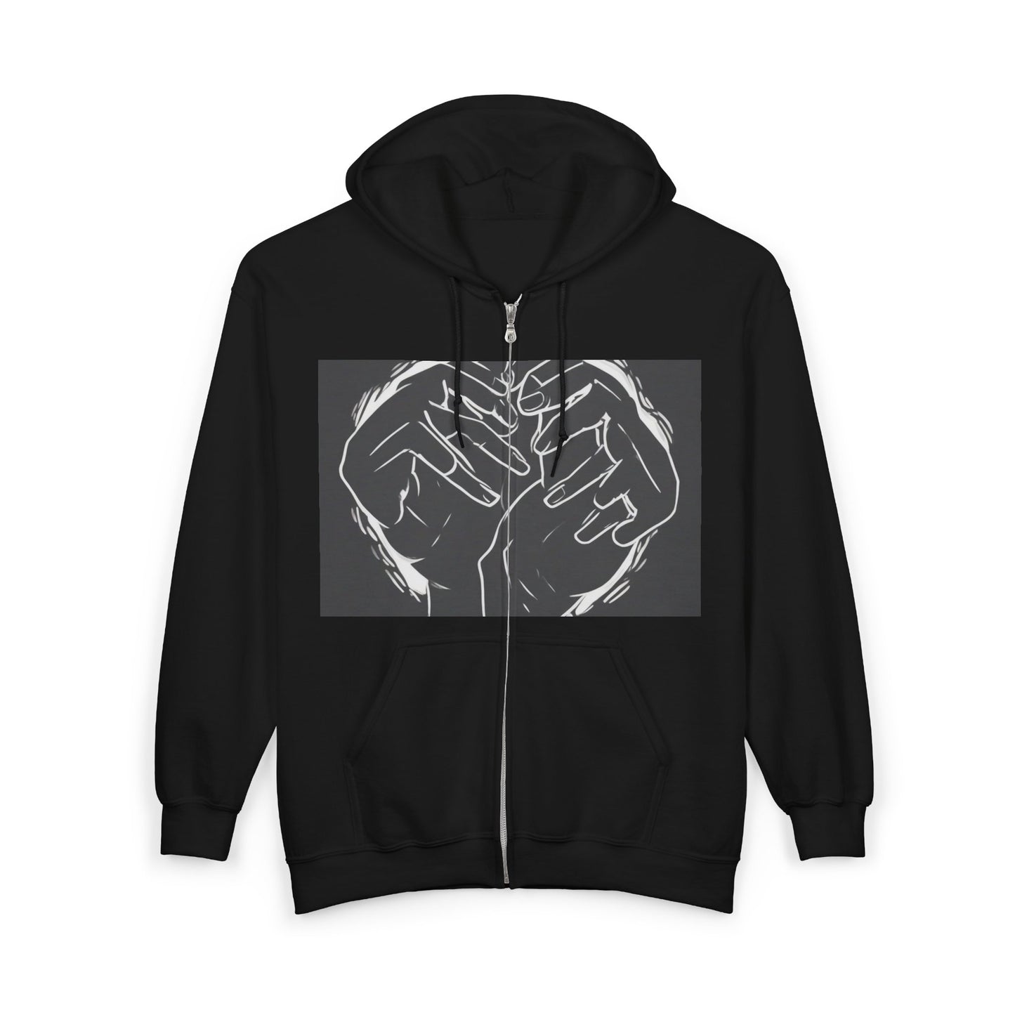 boostlete-am-crew-scene-athlete-high-modern-0308 — Unisex Heavy Blend Full-Zip Hooded Sweatshirt