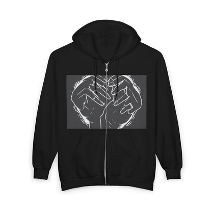 boostlete-am-crew-scene-athlete-high-modern-0308 — Unisex Heavy Blend Full-Zip Hooded Sweatshirt