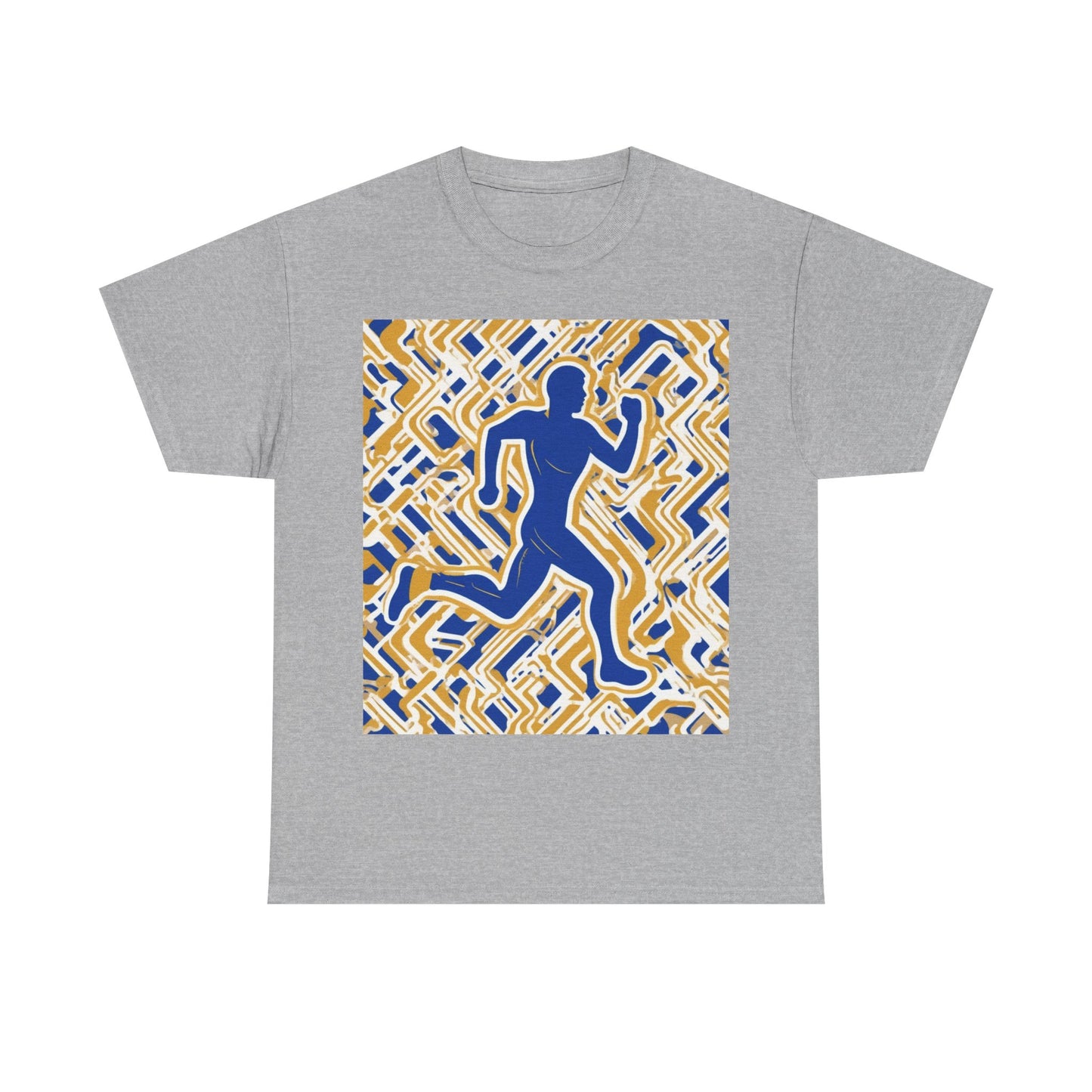 boostlete-pr-season-icon-runner-outline-industrial-0170 — Unisex Heavy Cotton Tee (Gildan 5000)