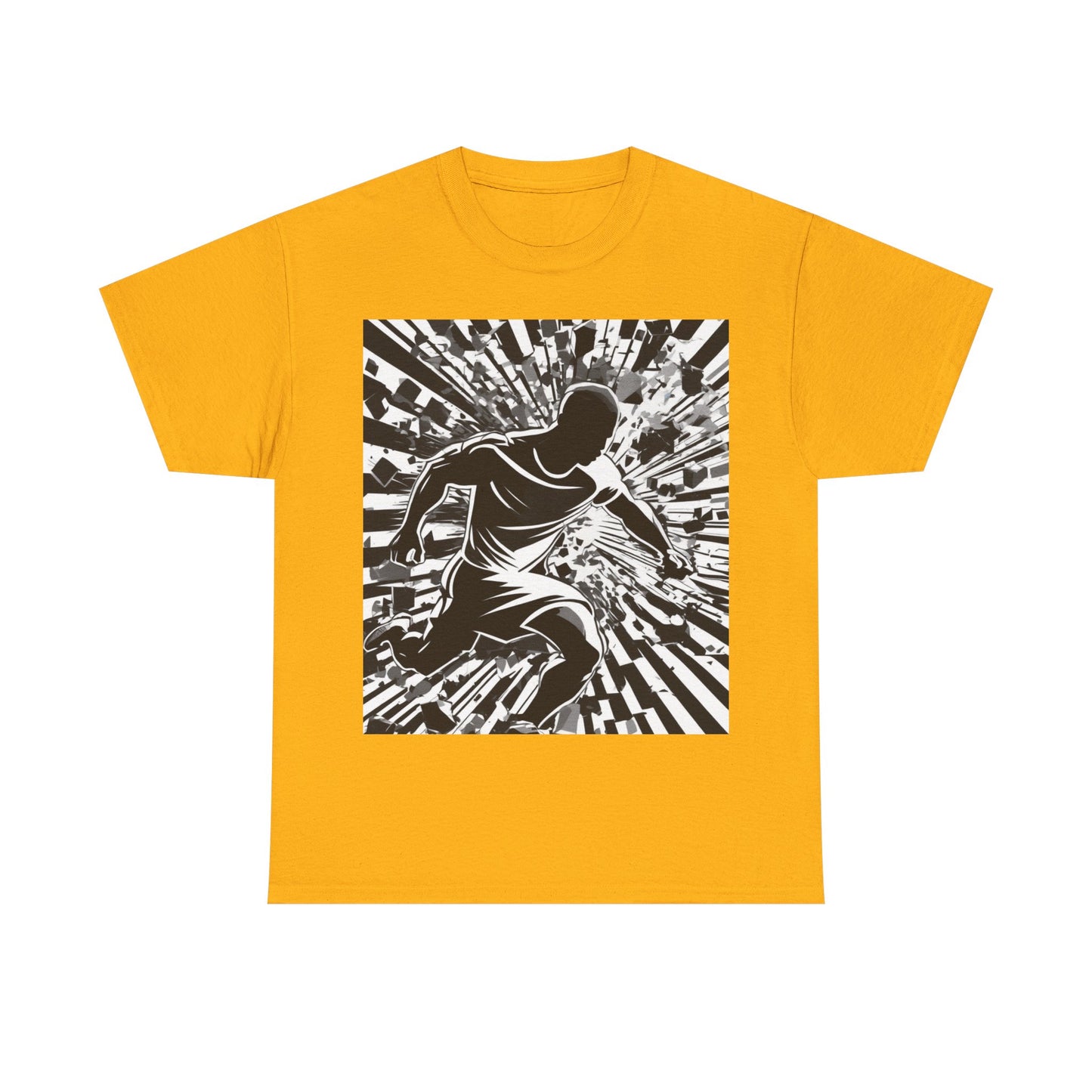 boostlete-field-day-scene-sprinter-halftone-athletic-0248 — Unisex Heavy Cotton Tee (Gildan 5000)