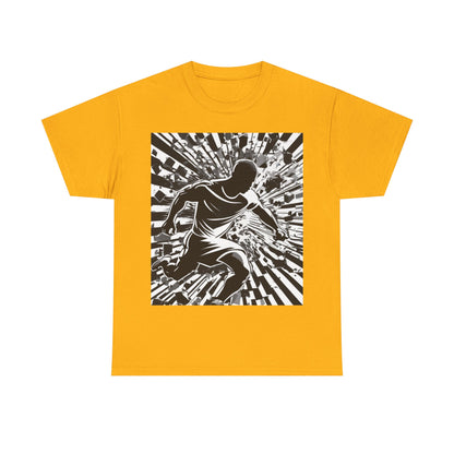 boostlete-field-day-scene-sprinter-halftone-athletic-0248 — Unisex Heavy Cotton Tee (Gildan 5000)