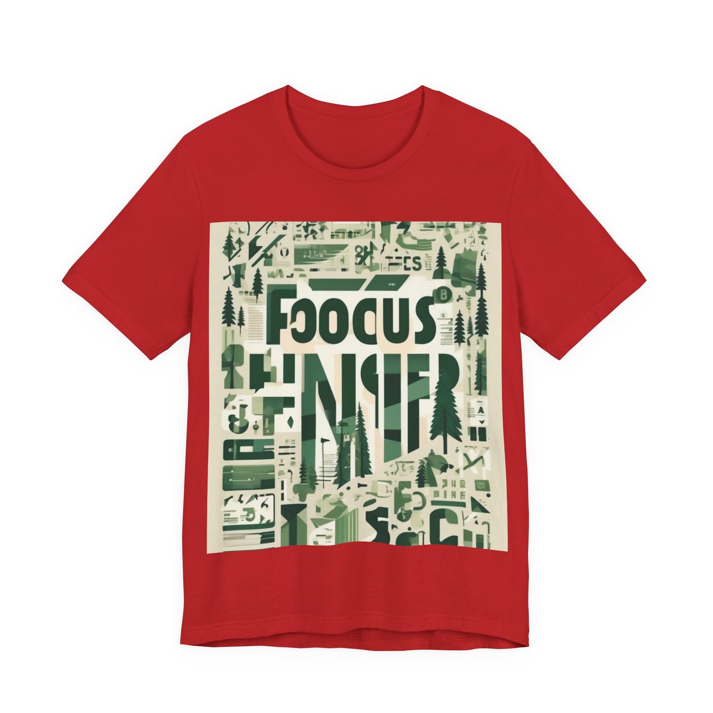 boostlete-boost-mode-type-focus-finish-banner-modern-0113 — Unisex Jersey Short Sleeve (B+C 3001)