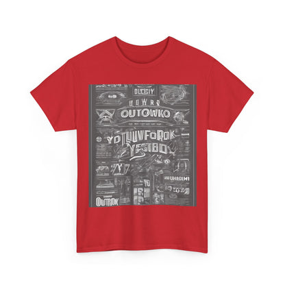 boostlete-field-day-type-outwork-yesterday-big-blueprint-0173 — Unisex Heavy Cotton Tee (Gildan 5000)