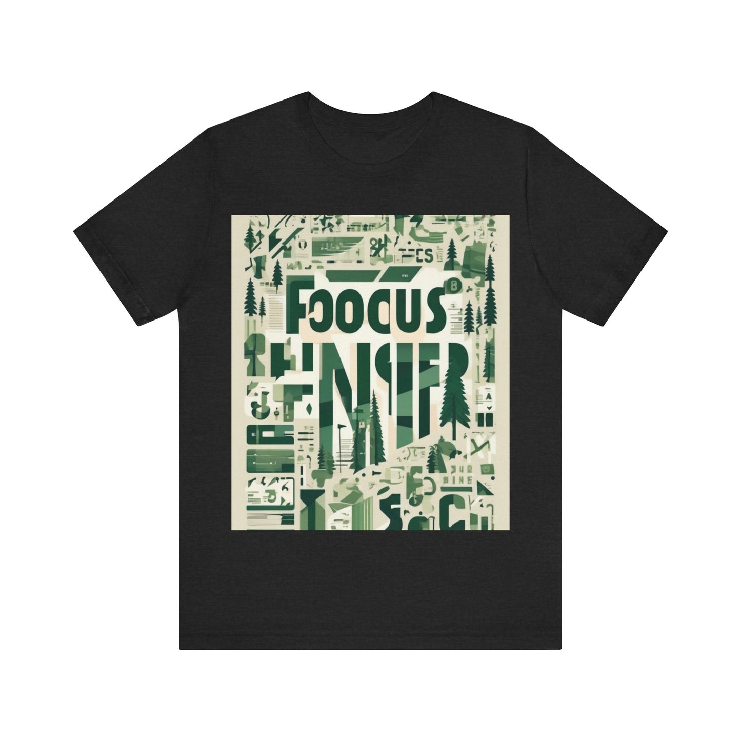 boostlete-boost-mode-type-focus-finish-banner-modern-0113 — Unisex Jersey Short Sleeve (B+C 3001)