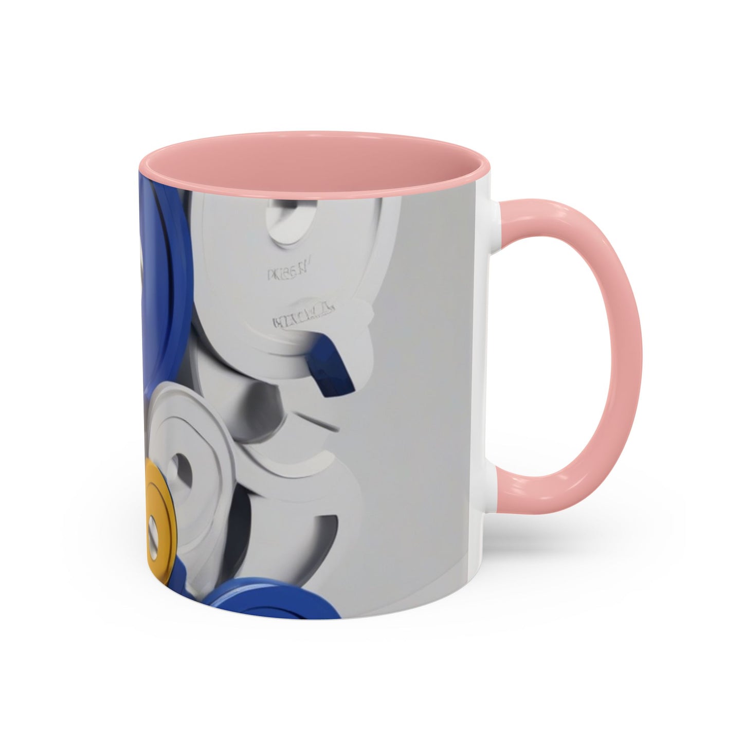 boostlete-field-day-icon-barbell-offset-geometric-0150 — Accent Mug 11oz/15oz