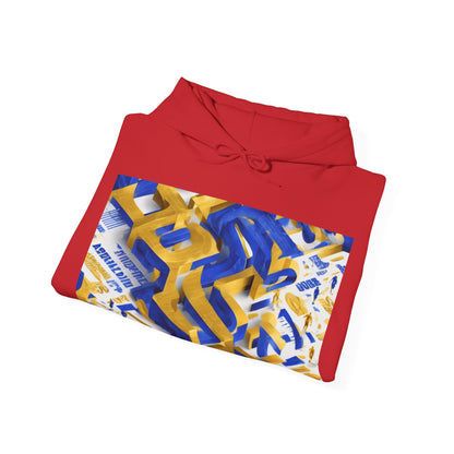 boostlete-iron-intent-type-one-more-rep-arc-isometric-0069 — Unisex Heavy Blend Hooded Sweatshirt (Gildan)